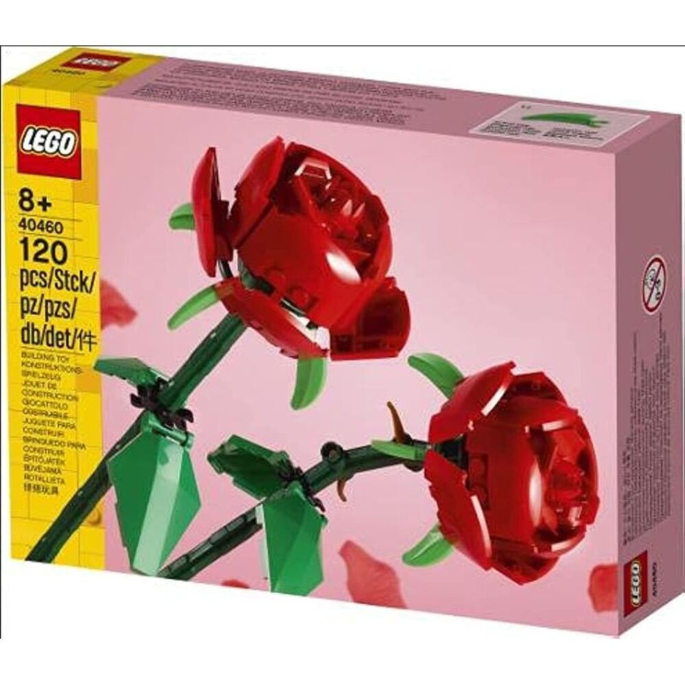 LEGO Iconic Roses 40460 Building Kit Creator Botanical Display Set, 120 Pieces